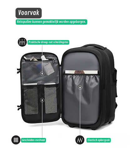 CompressBack Pro™ - Vacuüm Reistas met 50% Meer Inhoud, Lichtgewicht & Waterdicht